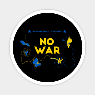 Ukraine Support No War Peace Magnet